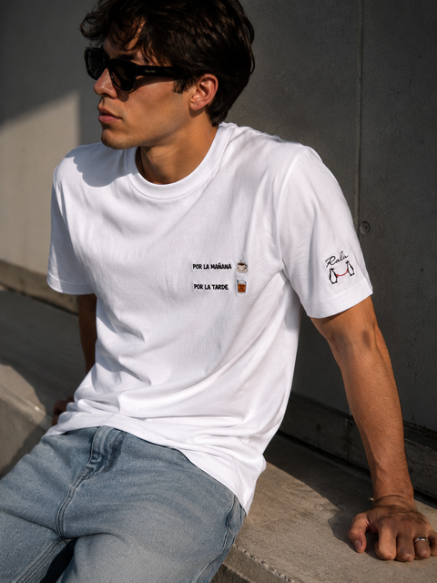 T-Shirt Por la Manana Por la Tarde