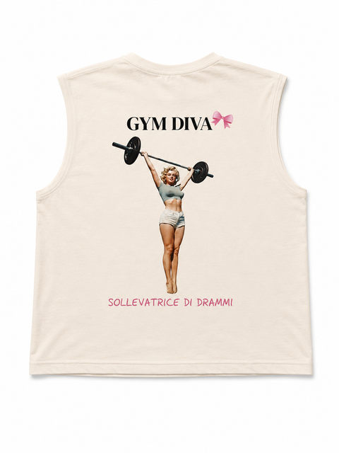 Canotta Gym Diva - RALÙ, fronte