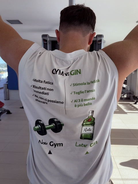 Gym or Gin - t-shirt RALÙ, principale